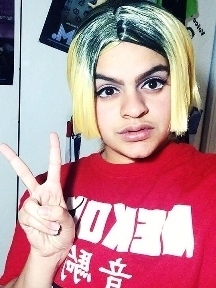 Mya in 2017, doing her first costest of Kenma Kozume from Haikyu!!